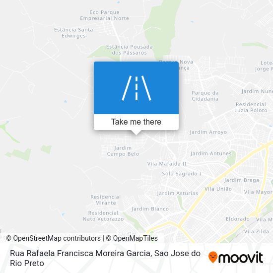 Rua Rafaela Francisca Moreira Garcia map