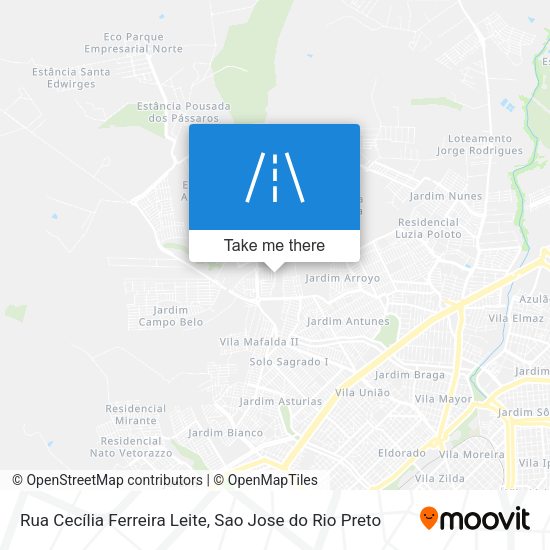 Rua Cecília Ferreira Leite map