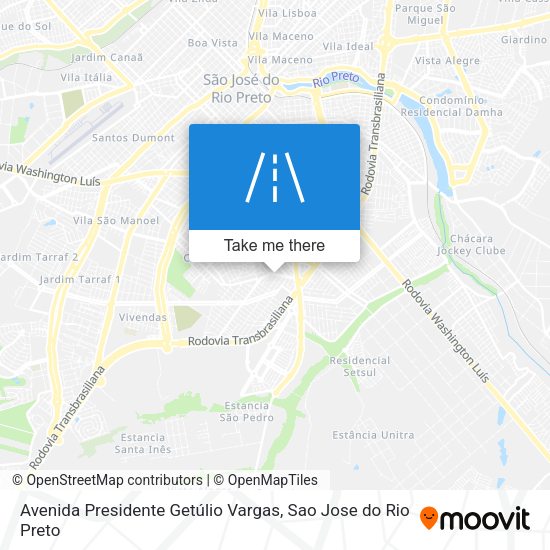 Avenida Presidente Getúlio Vargas map