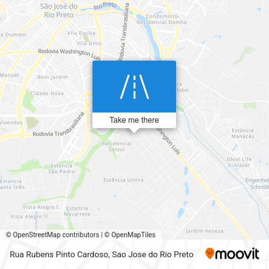 Rua Rubens Pinto Cardoso map