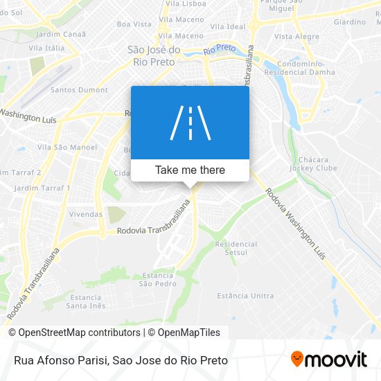 Rua Afonso Parisi map