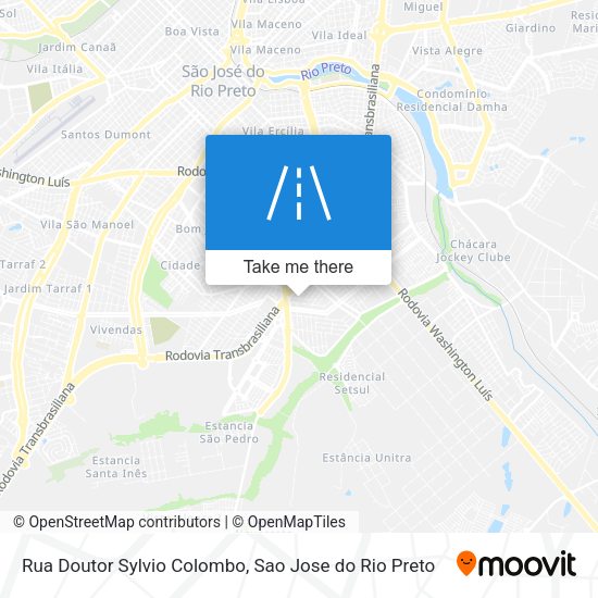 Rua Doutor Sylvio Colombo map