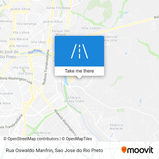 Rua Oswaldo Manfrin map