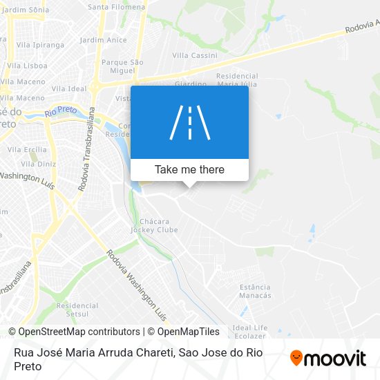 Rua José Maria Arruda Chareti map