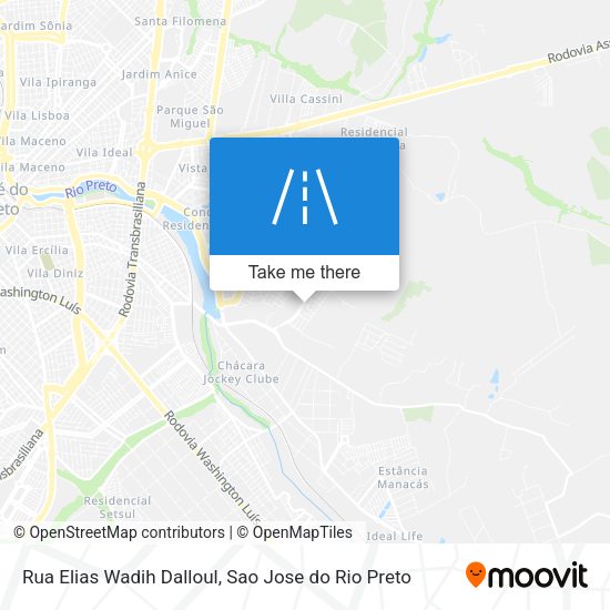 Rua Elias Wadih Dalloul map