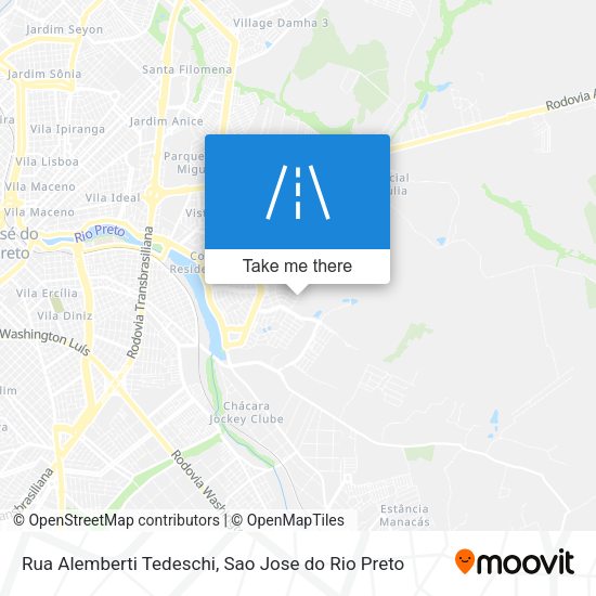 Rua Alemberti Tedeschi map