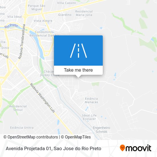 Avenida Projetada 01 map