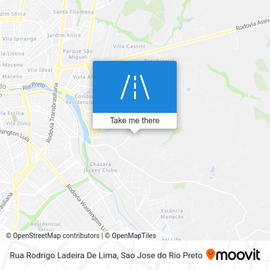 Rua Rodrigo Ladeira De Lima map