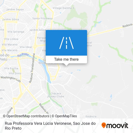 Rua Professora Vera Lúcia Veronese map