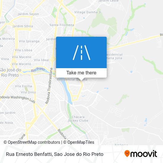 Rua Ernesto Benfatti map