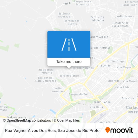 Rua Vagner Alves Dos Reis map