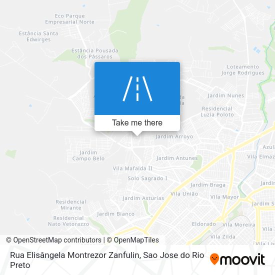 Rua Elisângela Montrezor Zanfulin map