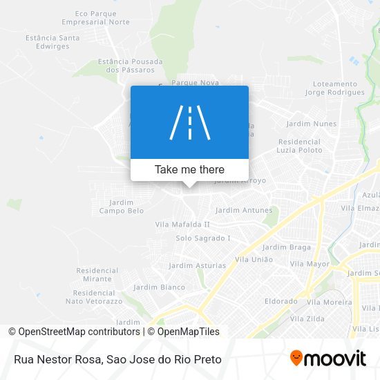 Rua Nestor Rosa map