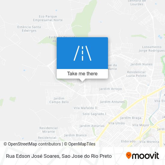 Rua Edson José Soares map