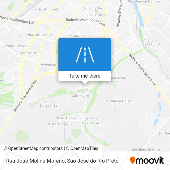 Rua João Molina Moreno map