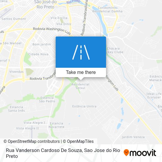 Rua Vanderson Cardoso De Souza map