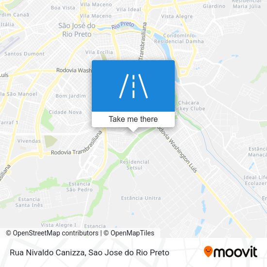 Rua Nivaldo Canizza map