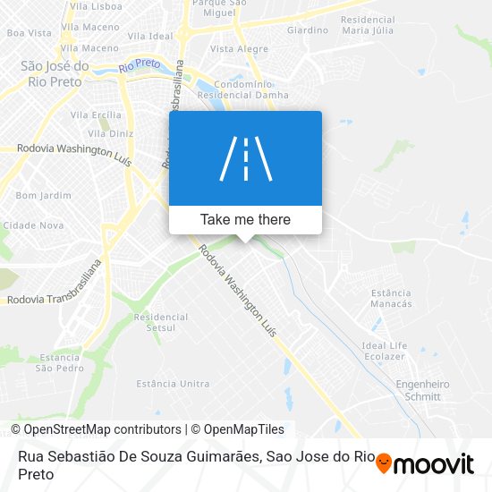 Rua Sebastião De Souza Guimarães map