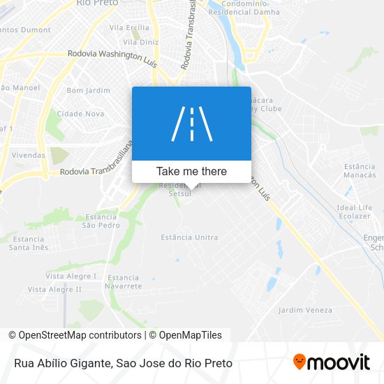 Rua Abílio Gigante map