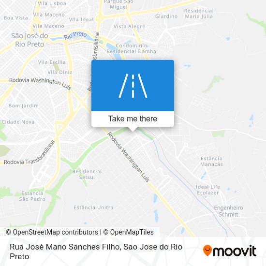 Rua José Mano Sanches Filho map