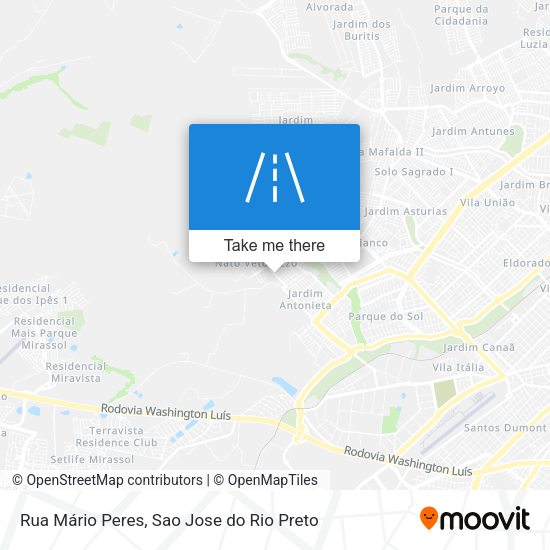 Rua Mário Peres map
