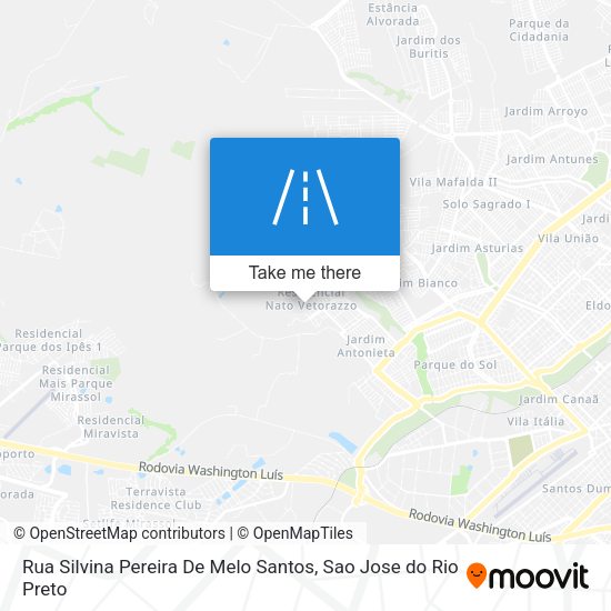 Rua Silvina Pereira De Melo Santos map