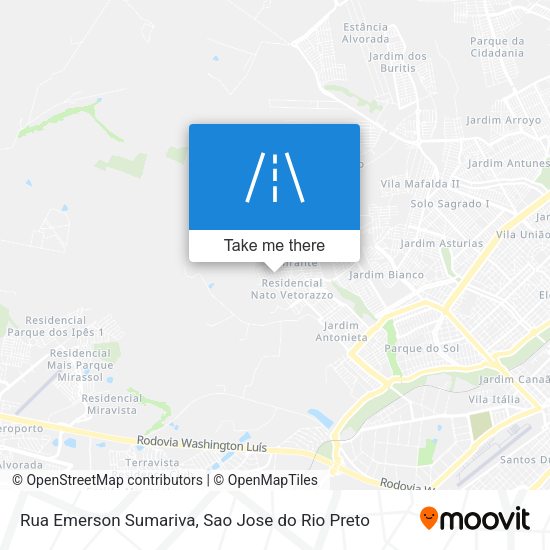 Rua Emerson Sumariva map