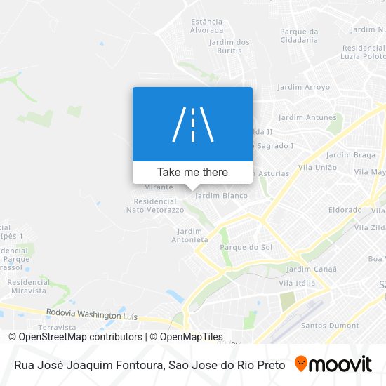 Rua José Joaquim Fontoura map