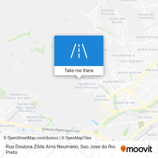 Rua Doutora Zilda Arns Neumann map