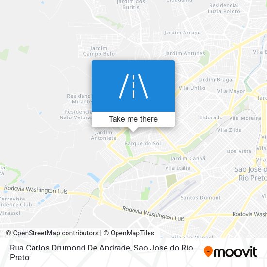 Rua Carlos Drumond De Andrade map