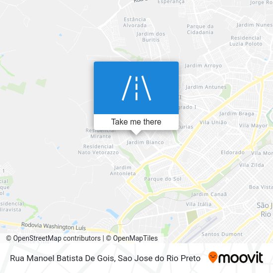 Rua Manoel Batista De Gois map