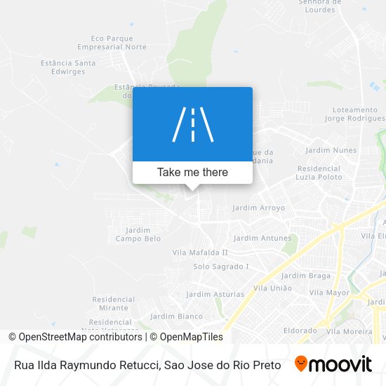 Rua Ilda Raymundo Retucci map
