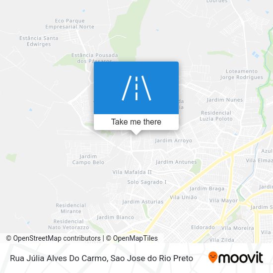 Rua Júlia Alves Do Carmo map