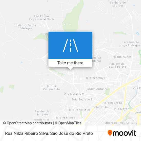 Rua Nilza Ribeiro Silva map