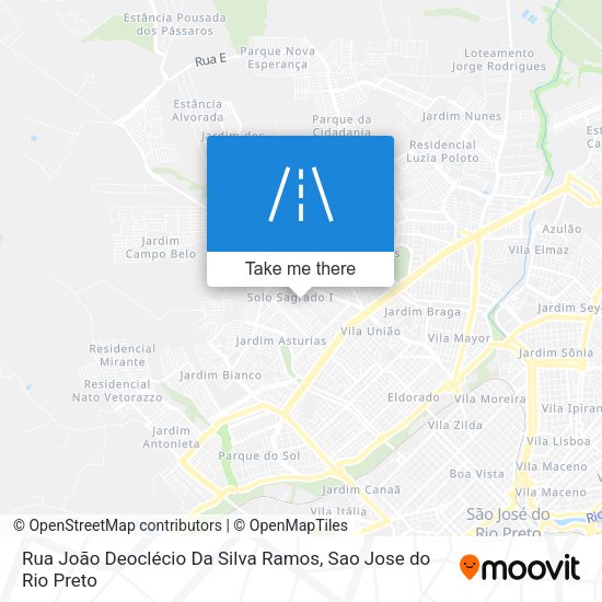 Rua João Deoclécio Da Silva Ramos map