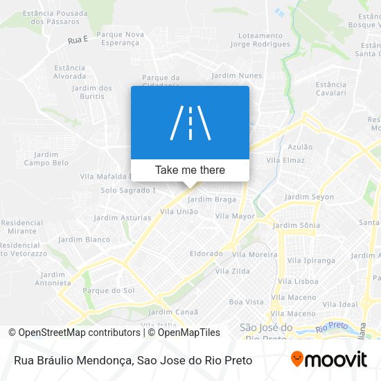 Rua Bráulio Mendonça map