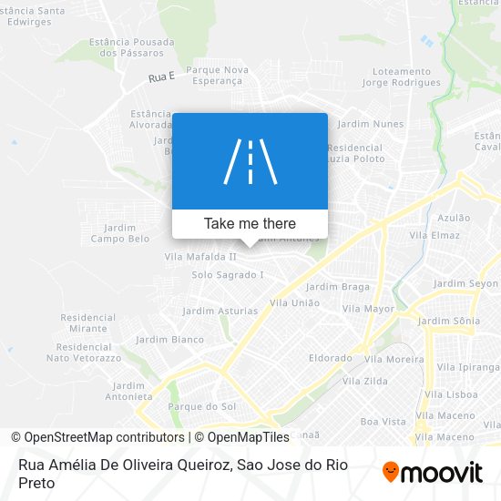 Rua Amélia De Oliveira Queiroz map