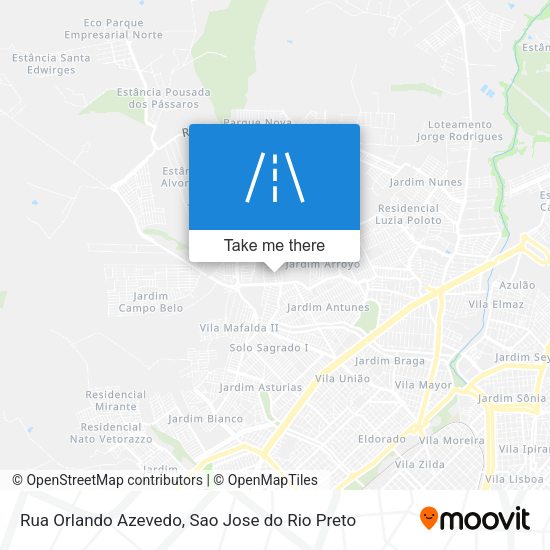 Rua Orlando Azevedo map