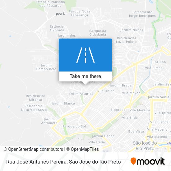 Rua José Antunes Pereira map