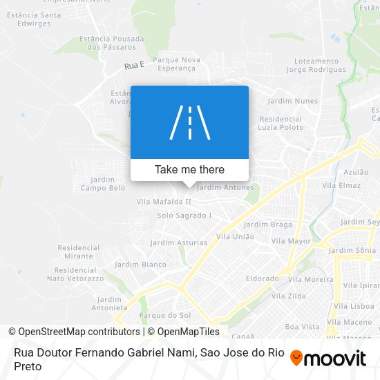 Rua Doutor Fernando Gabriel Nami map
