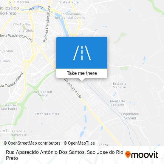 Rua Aparecido Antônio Dos Santos map
