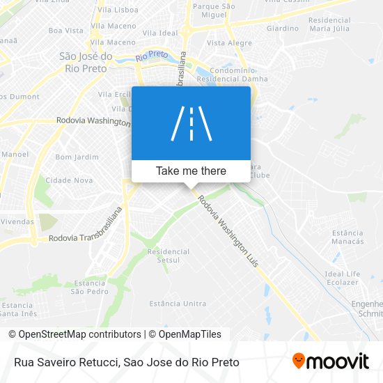 Rua Saveiro Retucci map