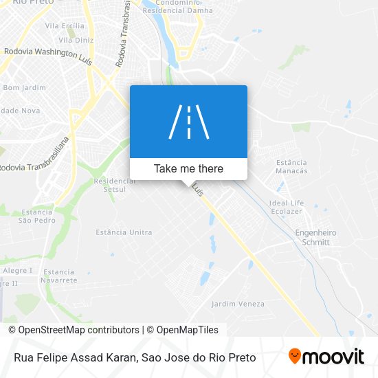 Rua Felipe Assad Karan map
