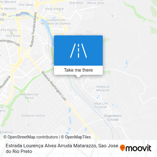 Estrada Lourença Alves Arruda Matarazzo map