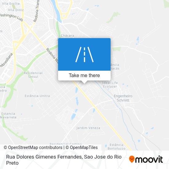 Rua Dolores Gimenes Fernandes map