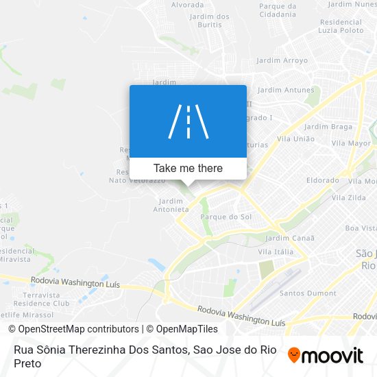 Rua Sônia Therezinha Dos Santos map