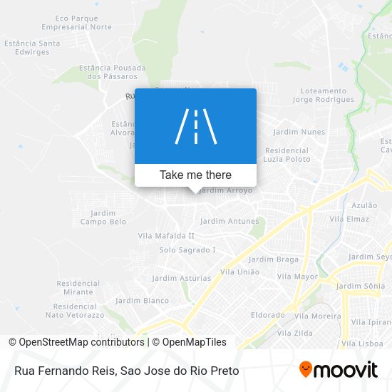 Rua Fernando Reis map