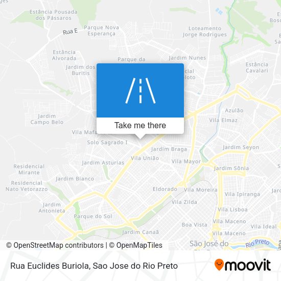 Rua Euclides Buriola map