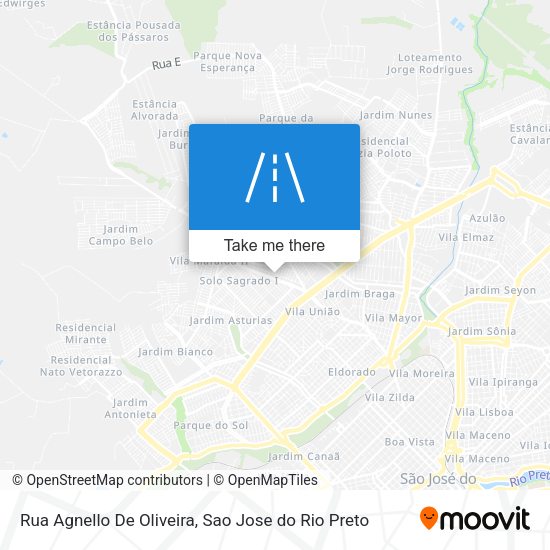 Rua Agnello De Oliveira map