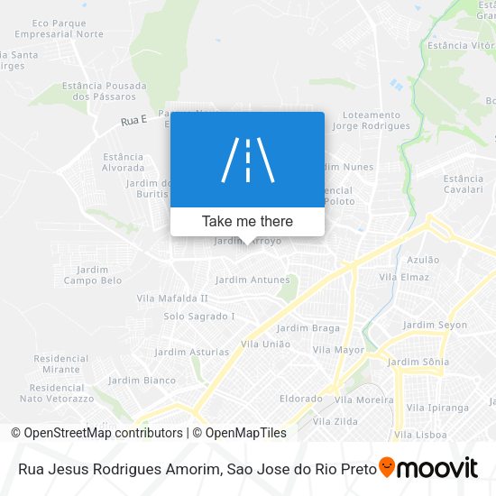 Rua Jesus Rodrigues Amorim map